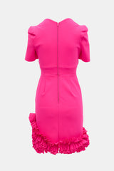 Greta Constantine Athleen Ruffled Dress