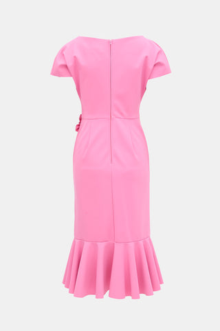 Greta Constantine Haitina Flower Applique Dress