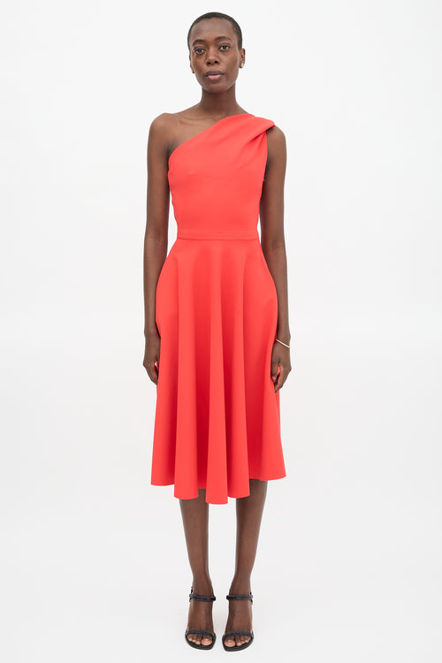 Greta Constantine One Shoulder Dress