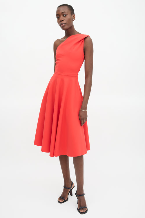 Greta Constantine One Shoulder Dress