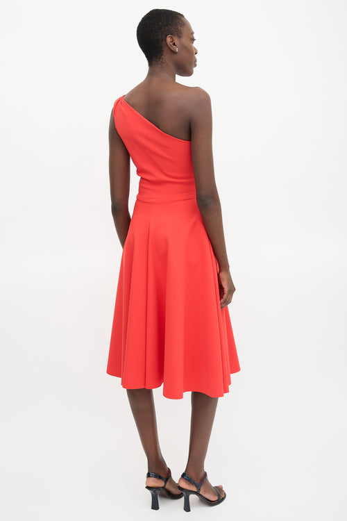 Greta Constantine One Shoulder Dress
