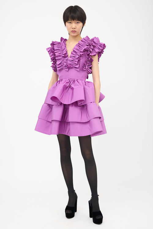 Greta Constantine Spring 2021 Silk Dupont Dress