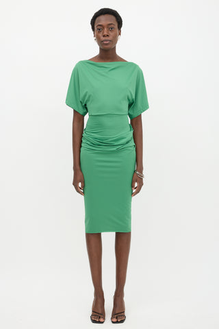Greta Constantine Surplice Back Vita Dress