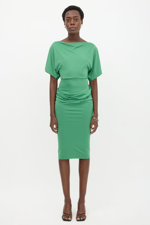Greta Constantine Surplice Back Vita Dress