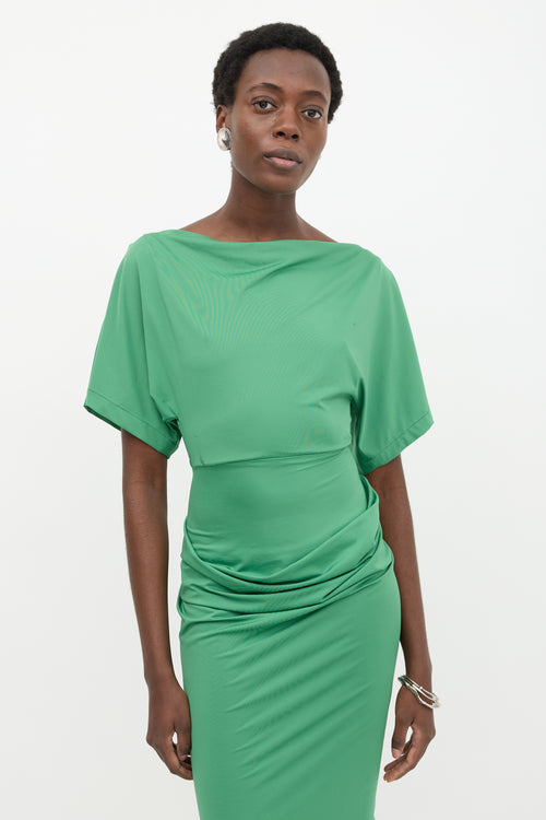 Greta Constantine Surplice Back Vita Dress