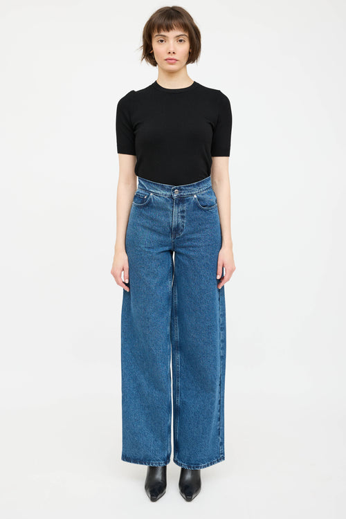 Grlfrnd Angelina Wide Leg Jeans