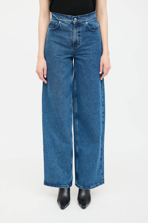 Grlfrnd Angelina Wide Leg Jeans