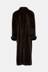 VSP Archive Notched Collar Fur Coat