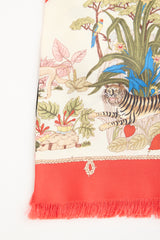 Gucci 100 Floral GG Scarf