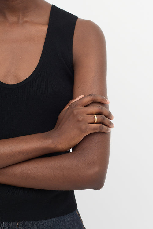 Gucci 18K Gold Icon GG Ring