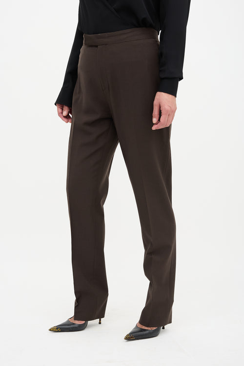 Gucci 1990s Wool Peak Lapel Suit