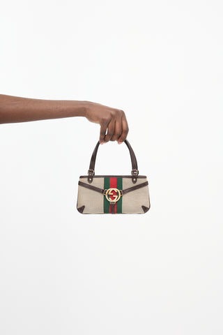 Gucci 2000s Canvas Web Reins Pochette Bag