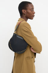 Gucci 2000s GG Jacquard Small Pelham Studded Bag