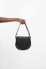 Gucci 2000s GG Jacquard Small Pelham Studded Bag