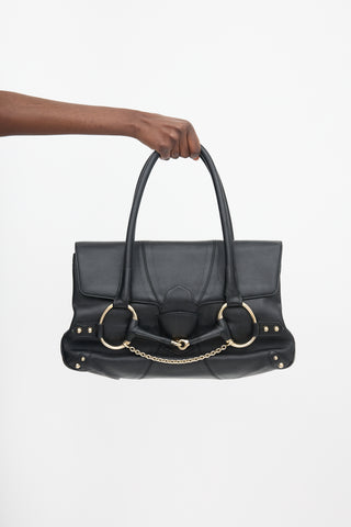 Gucci 2000s Leather Large Satchel Bag