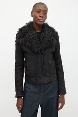 Gucci 2000s Shearling Jacket