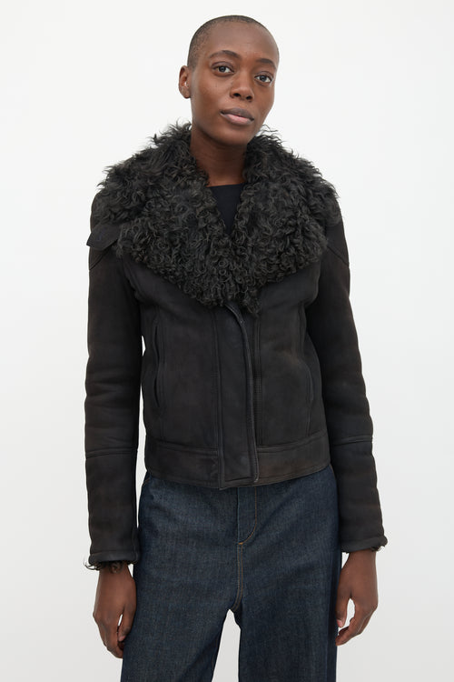 Gucci 2000s Shearling Jacket