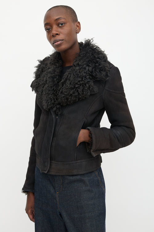 Gucci 2000s Shearling Jacket