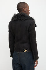 Gucci 2000s Shearling Jacket