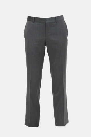 Gucci 2004 Wool Straight Leg Trouser