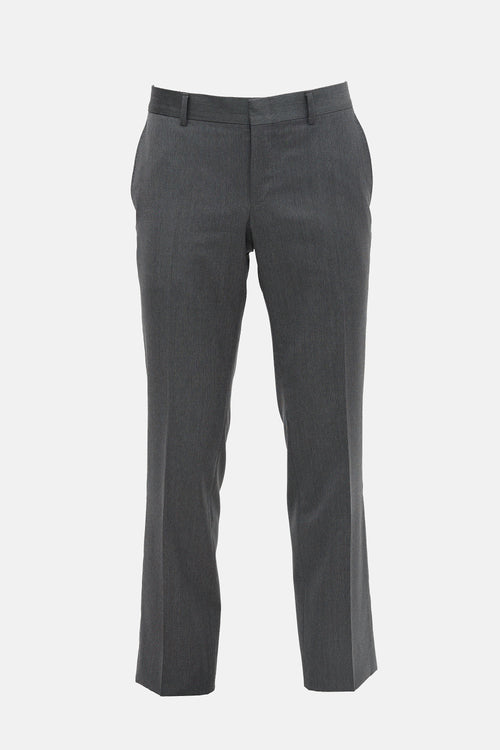 Gucci 2004 Wool Straight Leg Trouser