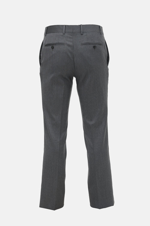 Gucci 2004 Wool Straight Leg Trouser