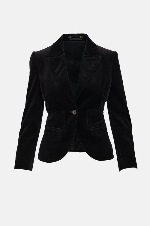 Gucci 2005 Velvet Blazer