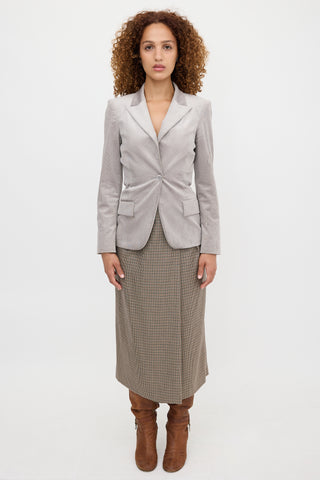 Gucci 2005 Corduroy Blazer