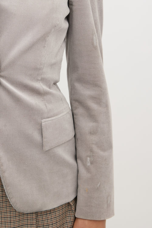 Gucci 2005 Corduroy Blazer