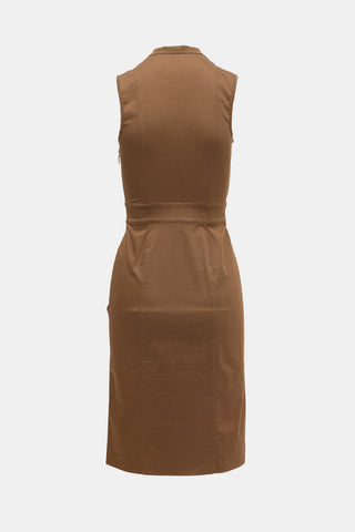 Gucci 2006 Satin Sheath Dress