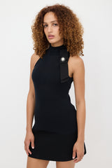 Gucci 2007 Ribbed Knit Bow Top