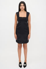 Gucci 2007 Silk Pleated Shift Dress