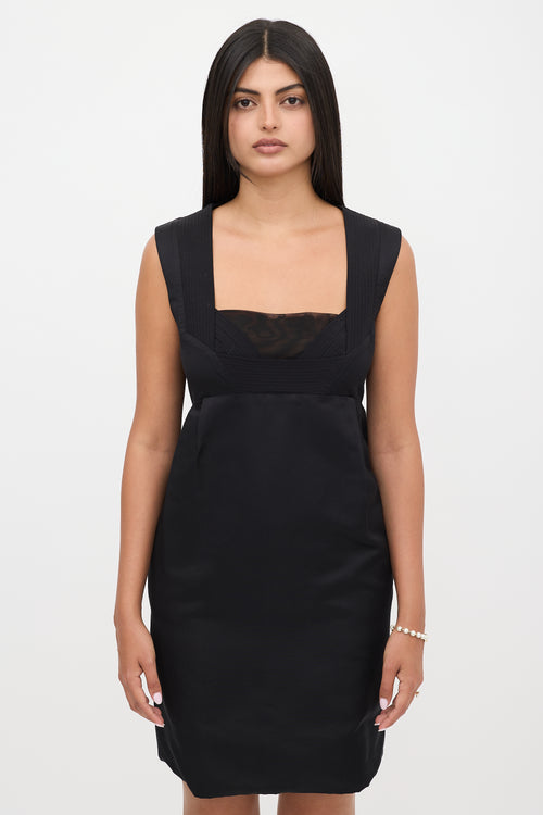Gucci 2007 Silk Pleated Shift Dress