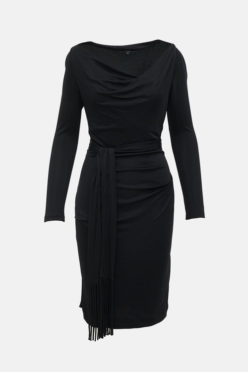 Gucci 2008 Draped Jersey Dress