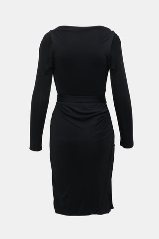 Gucci 2008 Draped Jersey Dress