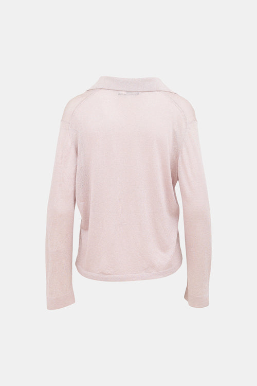 Gucci SS 2000 Sheer Sparkly Top