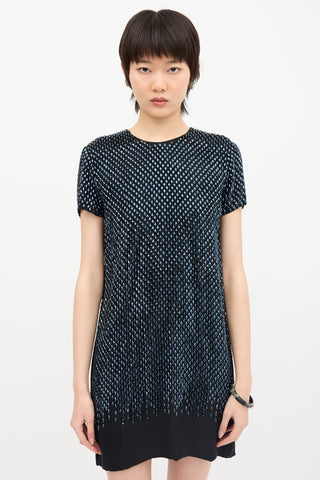Gucci 2009 Silk Embellished Dress