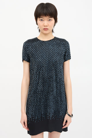 Gucci 2009 Silk Embellished Dress