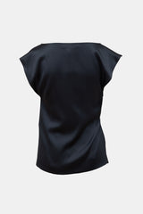 Gucci 2010 Silk Satin Draped Top