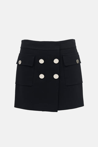 Gucci 2014 Button Front Mini Skirt