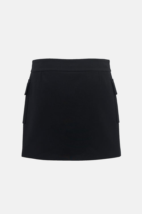 Gucci 2014 Button Front Mini Skirt