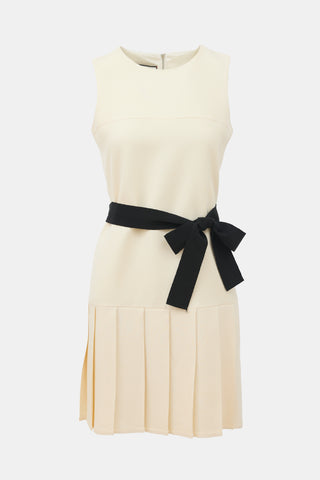 Gucci 2015 Silk & Wool Midi Dress