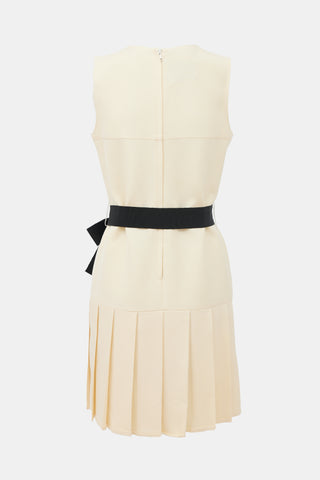 Gucci 2015 Silk & Wool Midi Dress