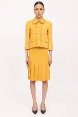 Gucci 2015 Pearl Jacket & Skirt Co-Ord Set