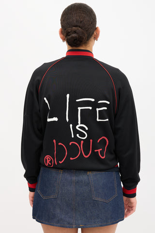 Gucci 2016 Embellished Bomber Jacket