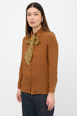 Gucci 2016 Silk Paisley Blouse