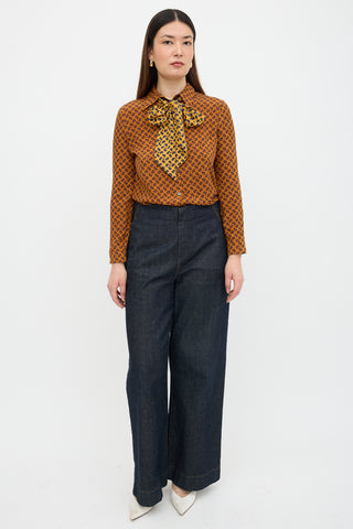 Gucci 2016 Silk Paisley Blouse