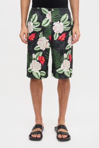 Gucci 2019 Floral Shorts