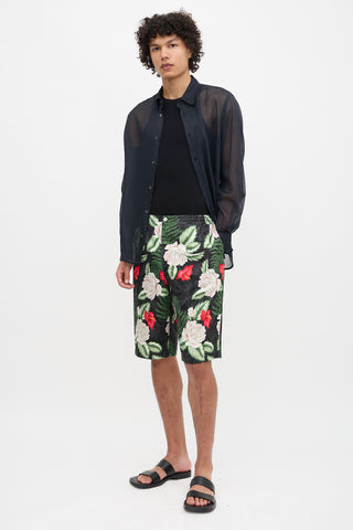 Gucci 2019 Floral Shorts