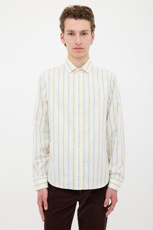 Gucci 2020 Striped GG Shirt